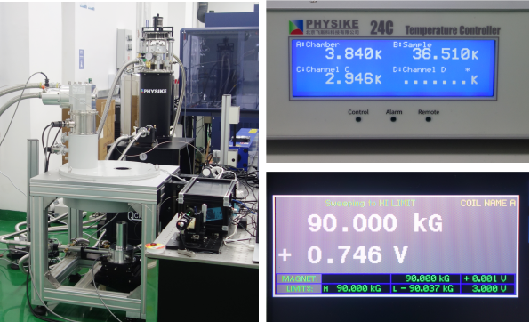干式低振動強磁場高壓低溫系統(tǒng)安裝成功